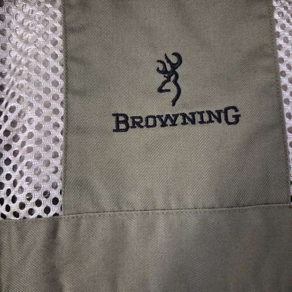 Browning Deluxe Mesh Shooting Competition Vest Mens Large Model 305-002 Pockets - Picture 6 of 10